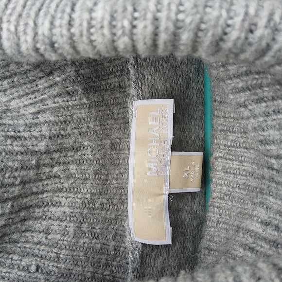 MICHAEL Michael Kors Grey Turtleneck Sweater Size XL - Picture 2 of 9